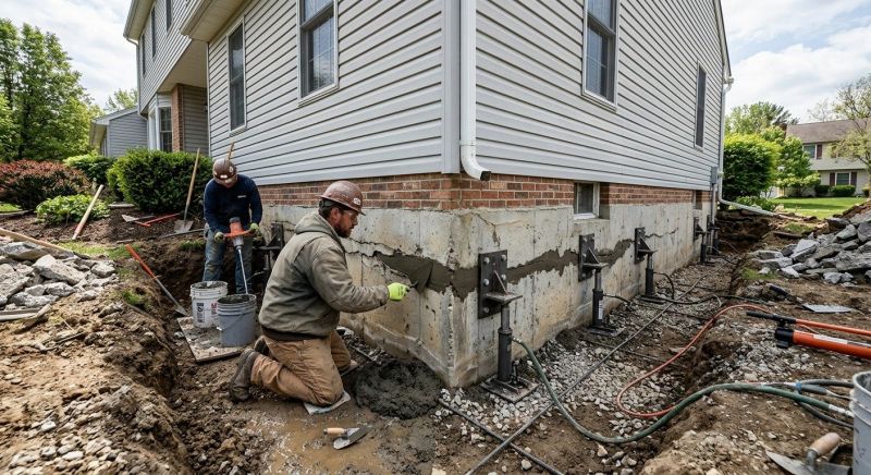 Basement Foundation Repair in Braintree, MA