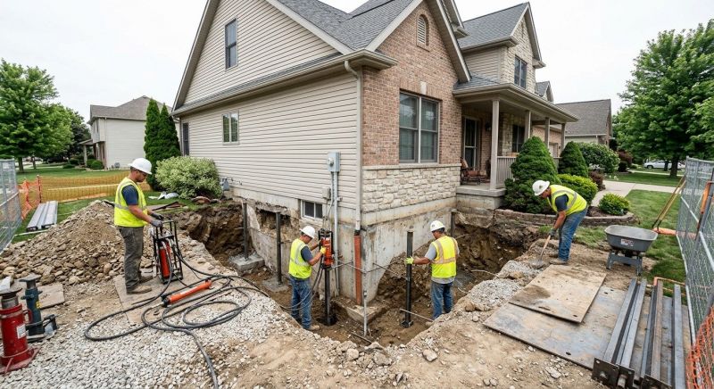 Building Foundation Repair in Dedham, MA