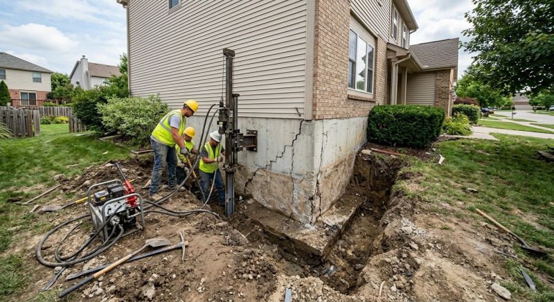 Building Foundation Repair in East Walpole, MA
