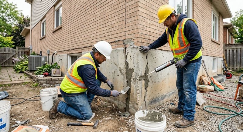 Building Foundation Repair in Newton Center, MA