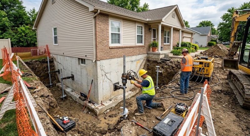 Building Foundation Repair in Westwood, MA