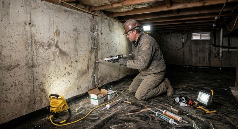 Concrete Foundation Repair in Mansfield, MA