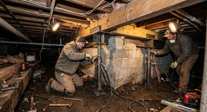 Concrete Foundation Repair in Plymouth, MA