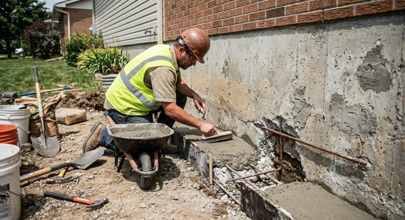 Concrete Foundation Repair in South Easton, MA