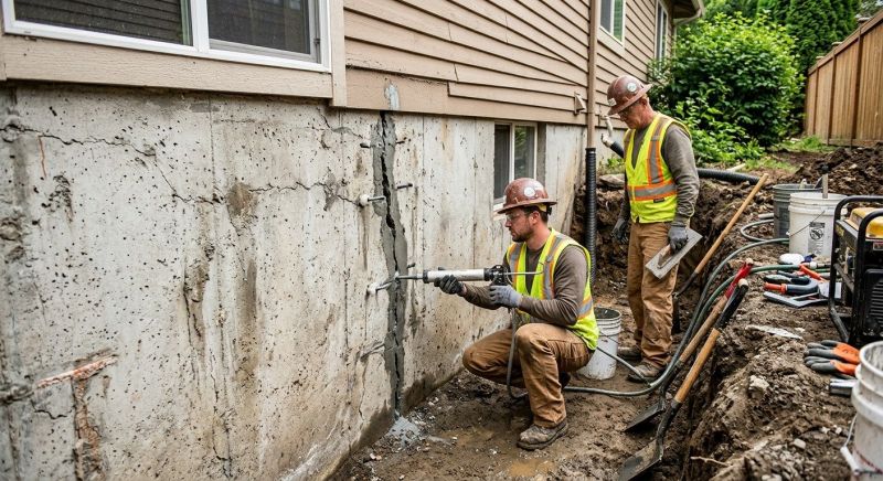 Cracked Foundation Repair in Cambridge, MA