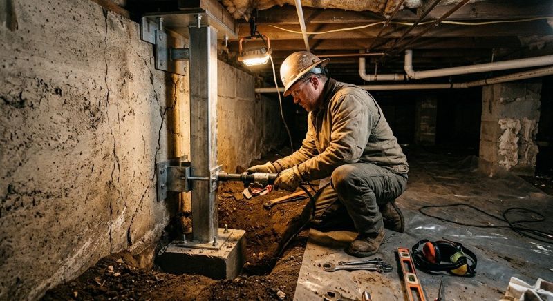Crawlspace Foundation Repair in Norwell, MA