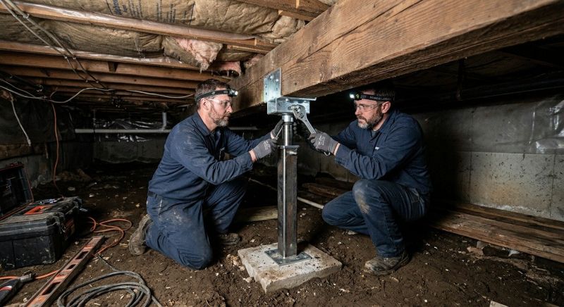 Crawlspace Foundation Repair in Lynn, MA