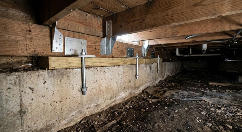 Crawlspace Structural Repair in Norwell, MA