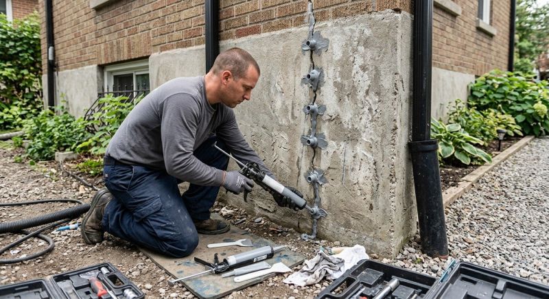Foundation Crack Repair in Watertown, MA