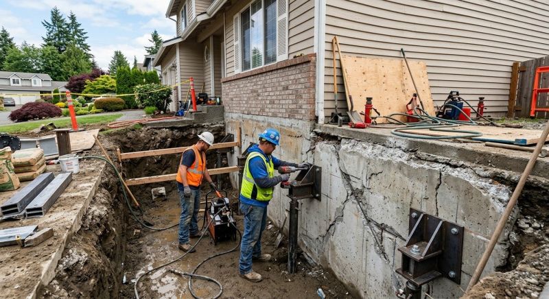 Foundation Damage Repair in Melrose, MA