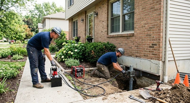 Foundation Jacking in Hanson, MA