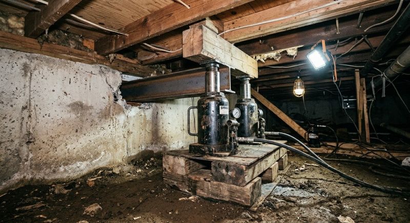 Foundation Jacking in Medford, MA