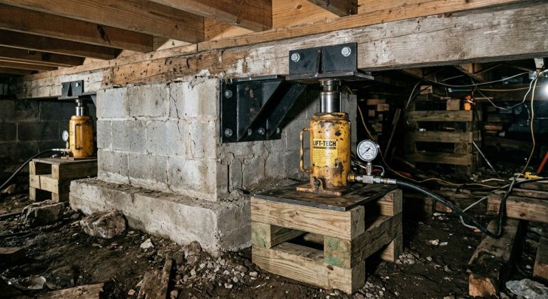 Foundation Jacking in Middleboro, MA