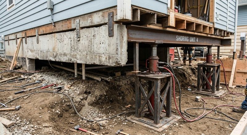 Foundation Jacking in South Walpole, MA