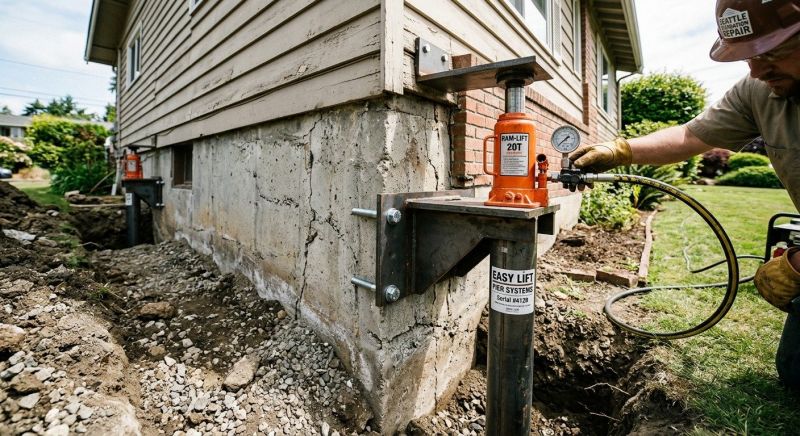 Foundation Lifting in East Bridgewater, MA