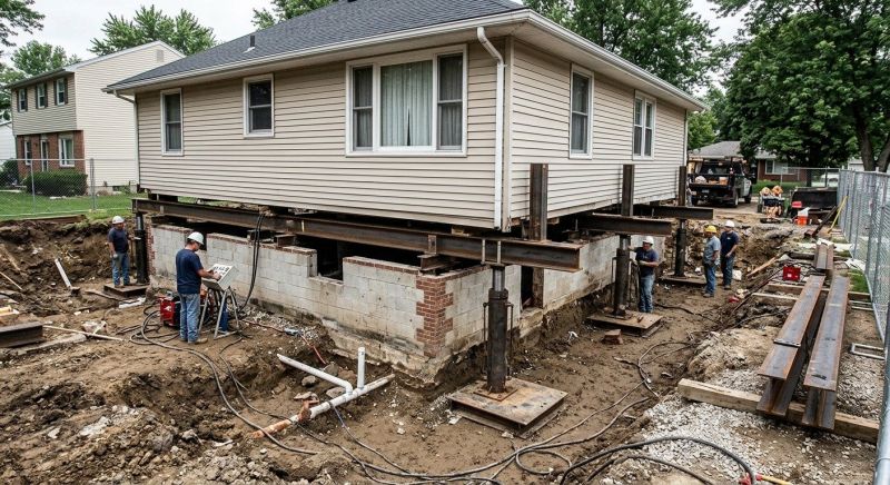 Foundation Lifting in East Walpole, MA