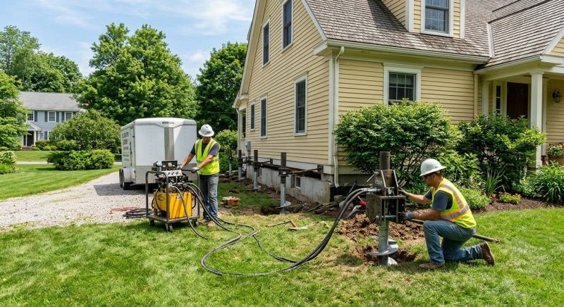 Foundation Lifting in Foxboro, MA