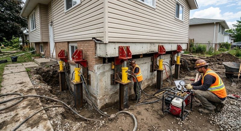 Foundation Lifting in Hanson, MA