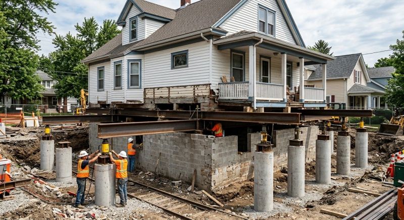 Foundation Raising in Duxbury, MA