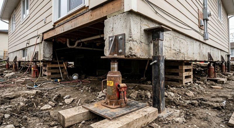 Foundation Raising in Scituate, MA