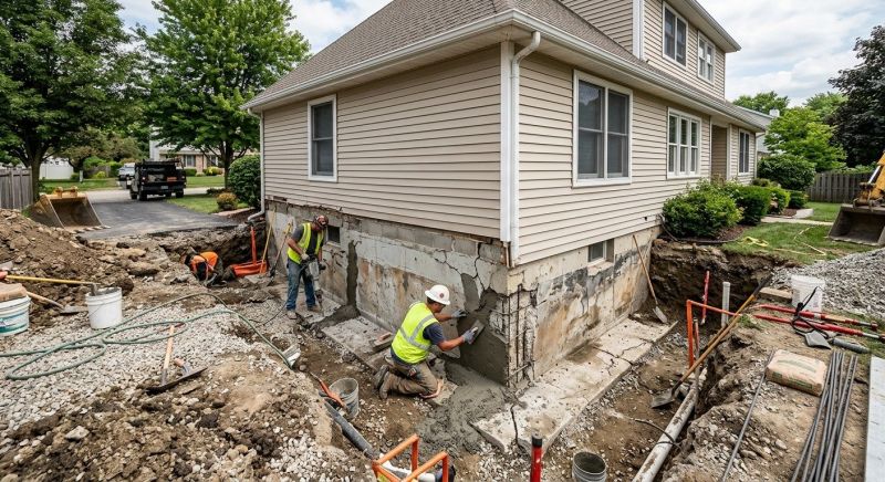 Foundation Renovation in Norwell, MA