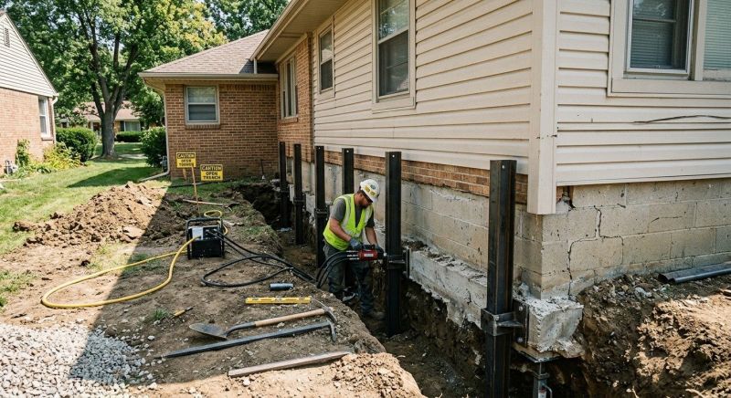 Foundation Renovation in Norwell, MA