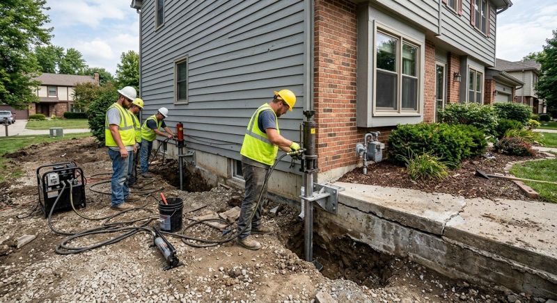 Foundation Stabilizing in Brighton, MA
