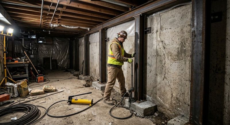 Foundation Stabilizing in Marshfield, MA