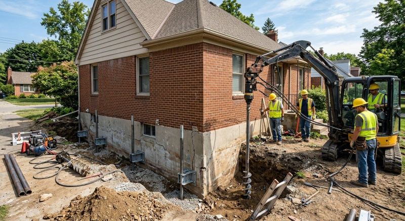 Foundation Stabilizing in Norton, MA