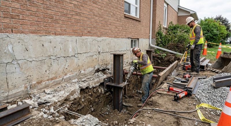 Foundation Structural Repair in Duxbury, MA