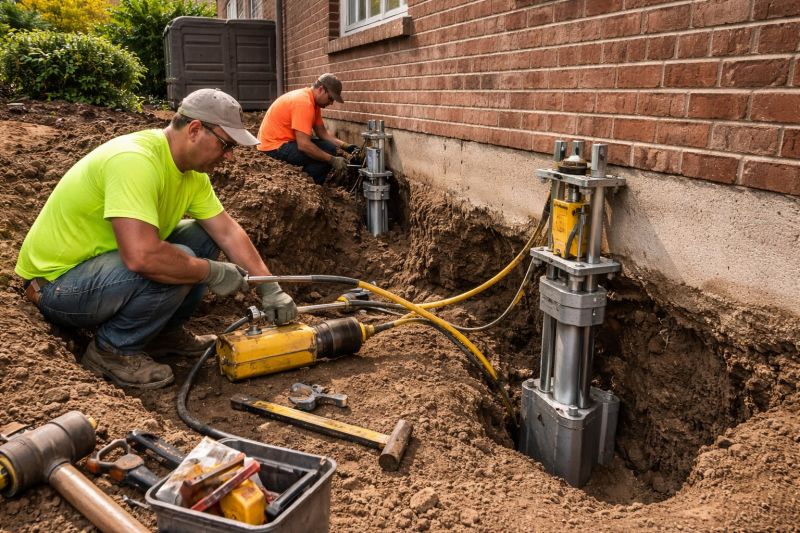 Settling Foundation Service in Foxboro, MA