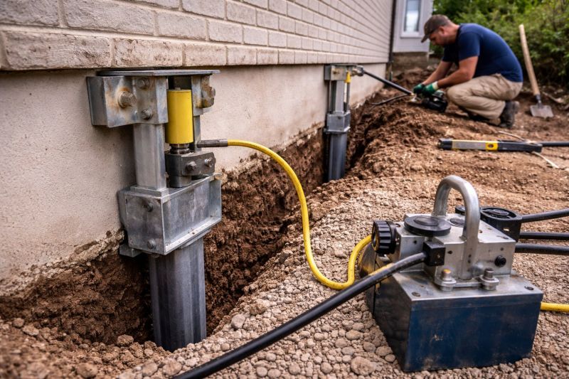 Sinking Foundation Repair in Chestnut Hill, MA