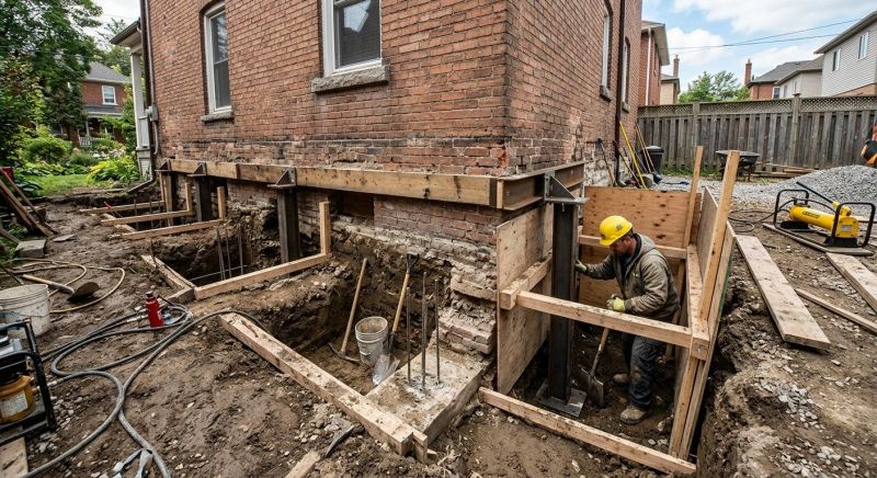 Structural Underpinning in Norwell, MA