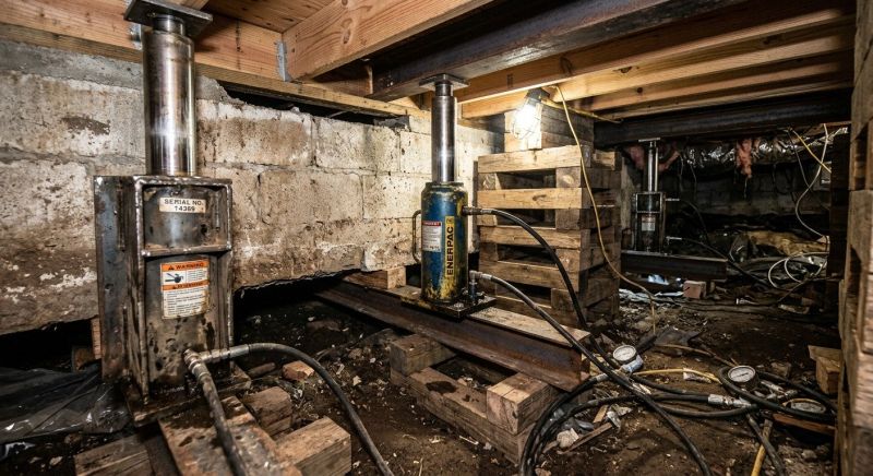 Foundation Jacking in Roslindale, MA