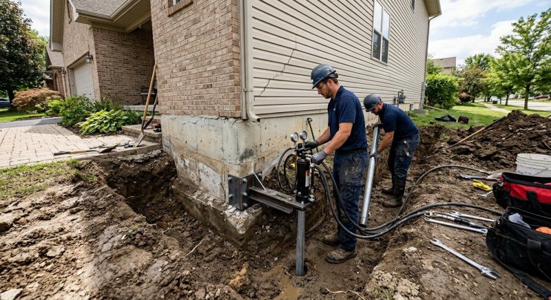 Settling Foundation Service in Raynham, MA